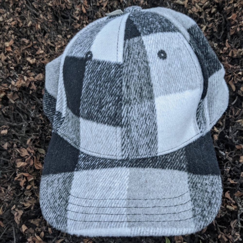 Plaid flannel kid's baseball style cap hat by Cat &  Jack